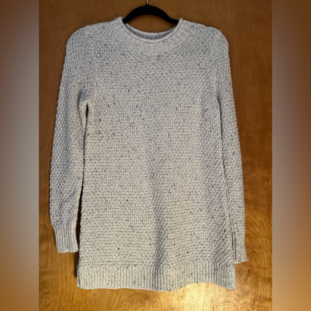 Never worn. Speckled white sweater by Ann Taylor Loft